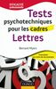 Tests psychotechniques pour les cadres Lettres