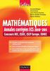 Mathématiques : Annales corrigées ECS 2010-2011 Concours HEC, ESSEC, ESCP Europe, EDHEC