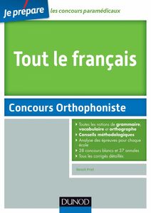 Tout le Français - Concours Orthophoniste avec des annales de toutes les villes
