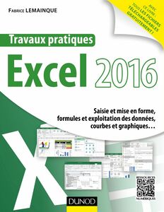 Travaux pratiques avec Excel 2016 Saisie et mise en forme, formules et exploitation des données, courbes et graphiques...