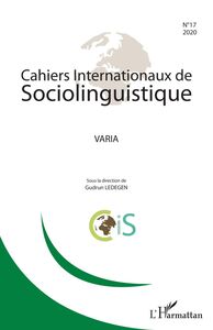 Cahiers internationaux de sociolinguistique Varia