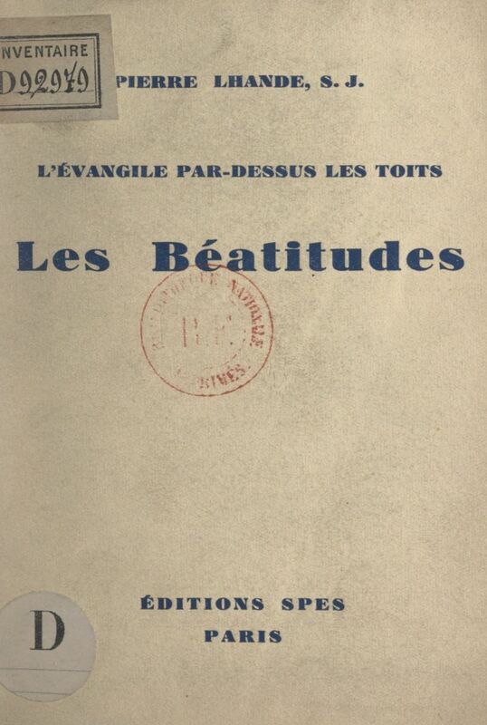 Les Béatitudes L'Évangile par-dessus les toits