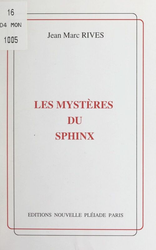 Les mystères du sphinx