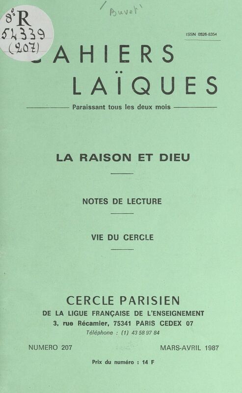 La raison et Dieu