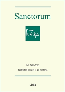 Sanctorum 8-9: Les calendriers liturgiques à l’âge moderne