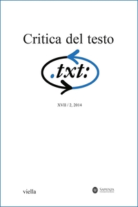 Critica del testo (2014) Vol. 17/2