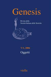 Genesis. Rivista della Società italiana delle storiche (2006) Vol. 5/1 Oggetti