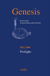 Genesis. Rivista della Società italiana delle storiche (2004) Vol. 3/2 Profughe