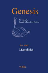 Genesis. Rivista della Società italiana delle storiche (2003) Vol. 2/2 Mascolinità