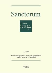 Sanctorum 4: Tradizioni apocrife e tradizioni agiografiche Fonti e ricerche a confronto