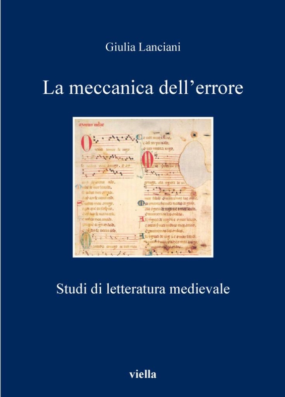 La meccanica dell’errore Studi di letteratura medievale