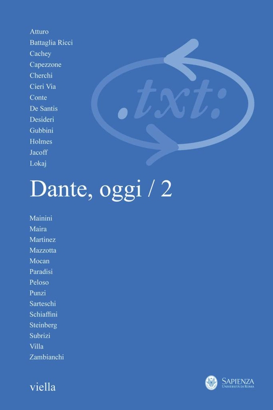 Critica del testo (2011) Vol. 14/2 Dante, oggi / 2