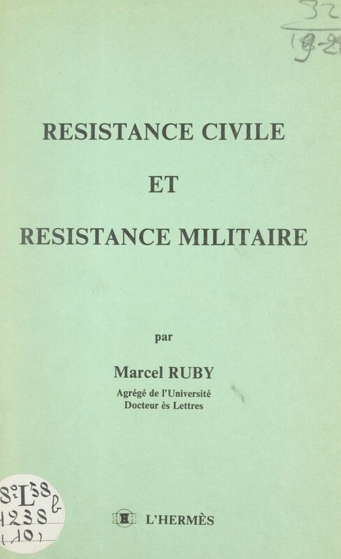 Résistance civile et résistance militaire