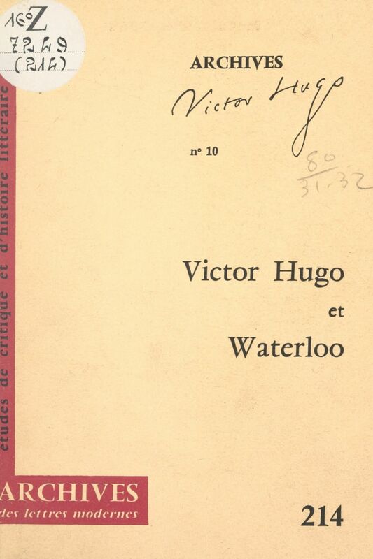 Victor Hugo et Waterloo