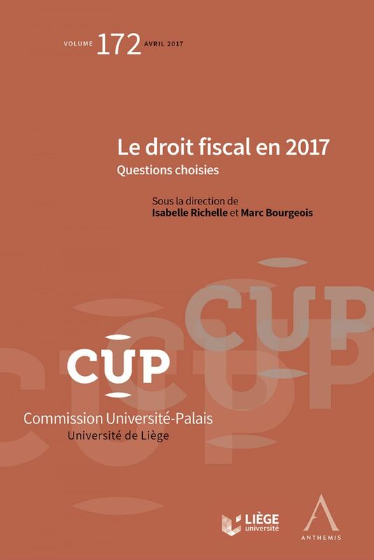 Le droit fiscal en 2017 CUP 172 - Questions choisies
