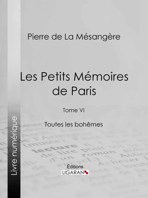 Les Petits Mémoires de Paris Tome VI - Toutes les bohêmes