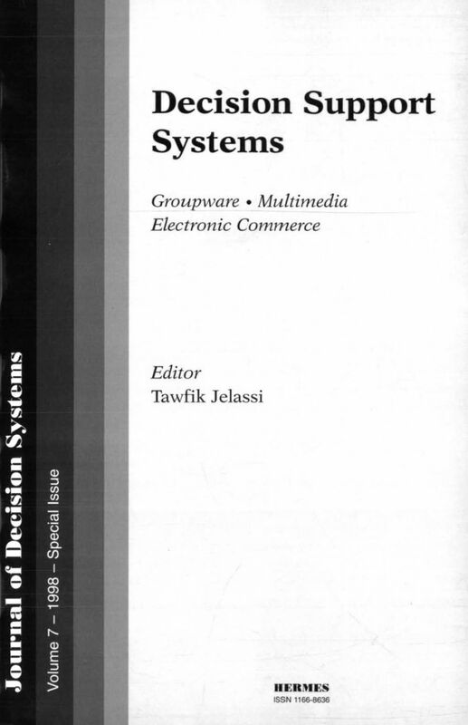 Journal of decision systems, n° 7 Decision support systems