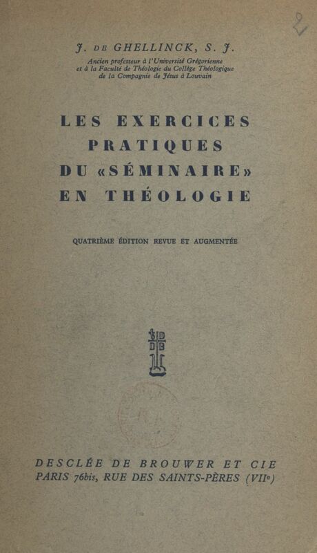 Les exercices pratiques du "séminaire" en théologie