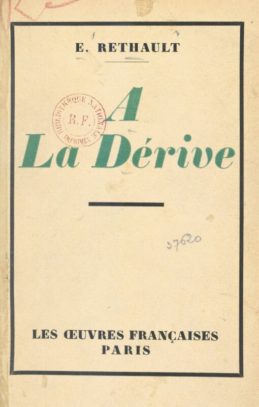 À la dérive Essais politiques