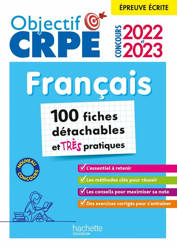 Objectif CRPE 2022/2023 Fiches détachables - Français, épreuve écrite d'admissibilité (Ebook PDF)