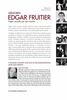 Edgar Fruitier - Mémoires Propos recueillis par Jean Faucher