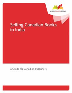 Selling Canadian Books in India A Guide for Canadian Publishers