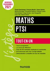 Maths PTSI Tout-en-un