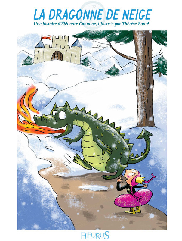La dragonne de neige Histoire pour attendre et petits jeux pour patienter : Princesses et chevaliers