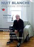 Nuit blanche, magazine littéraire. No. 166, Printemps 2022 Michel Pleau 30 ans de poésie