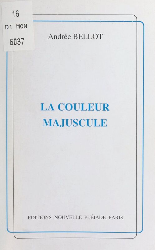 La couleur majuscule