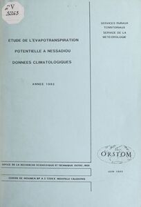 Étude de l'évapotranspiration potentielle à Nessadiou Données climatologiques, année 1982