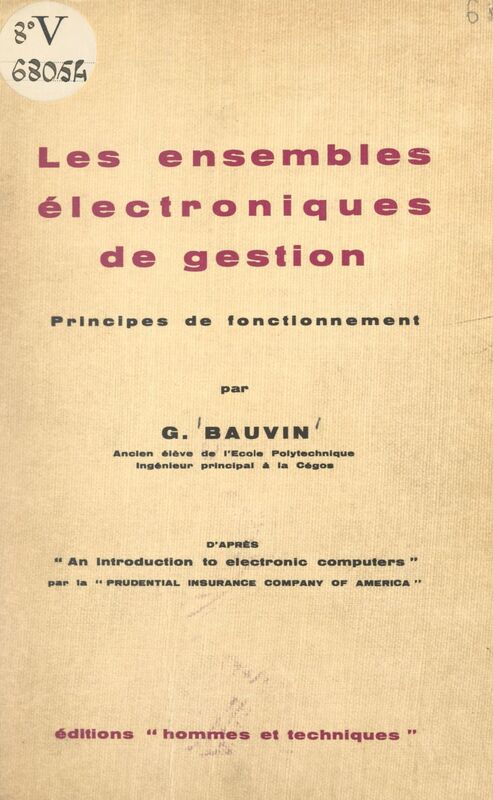 Les ensembles électroniques de gestion Principes de fonctionnement