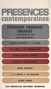 Écrivains français engagés : la génération littéraire de 1930
