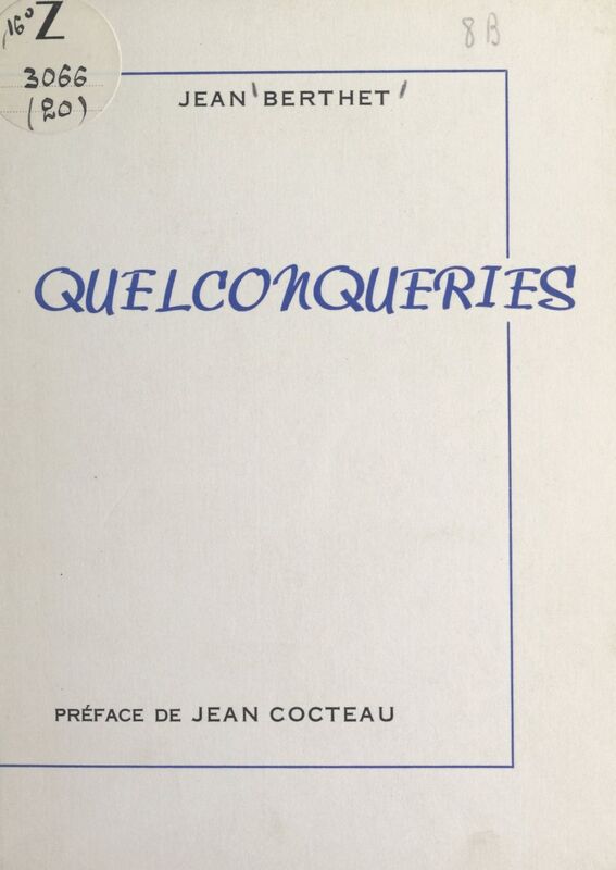 Quelconqueries 1955-1963