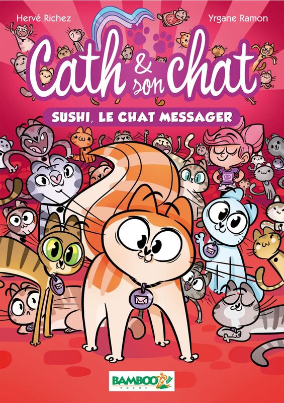 Cath et son chat Sushi, le chat messager