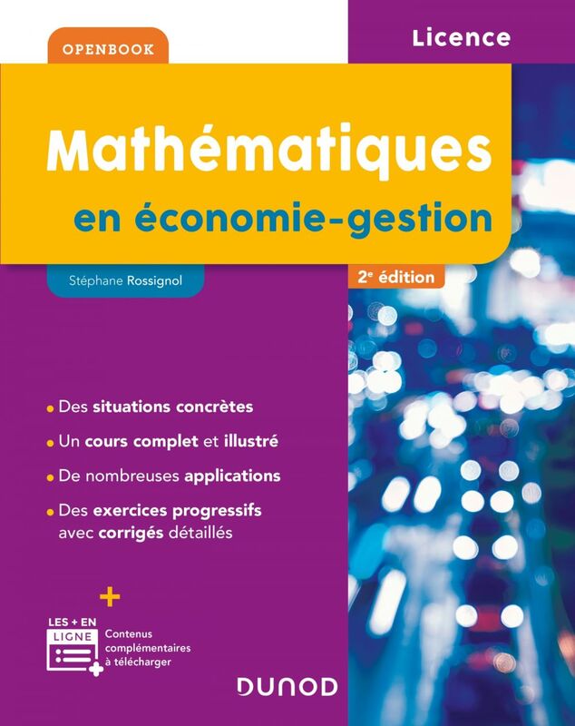 Mathématiques en économie-gestion - 2e éd.