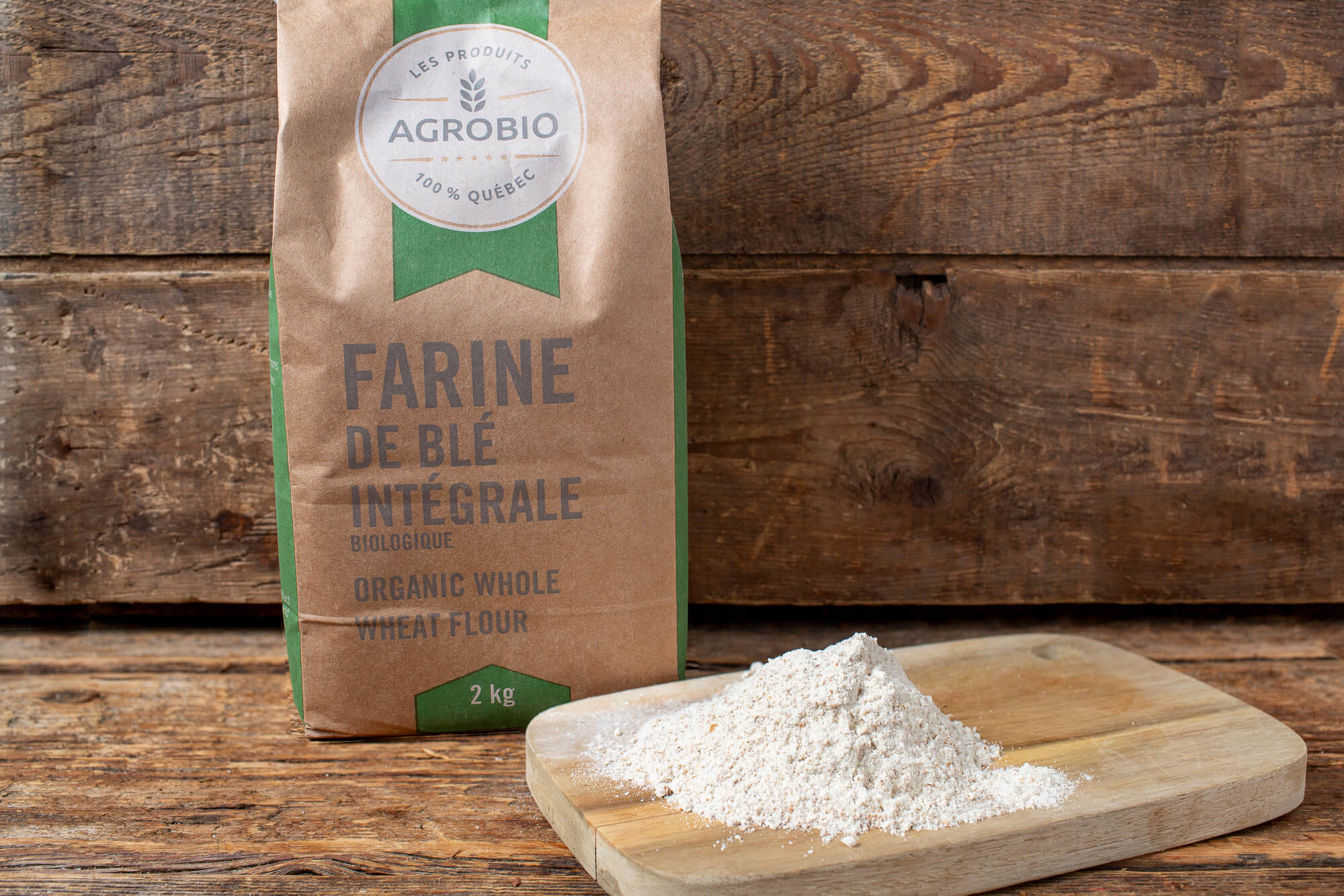 Farine de blé intégrale biologique - Marché des Fermes Lufa