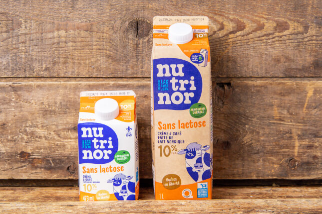 Nos Laits sans lactose  Lait sans lactose Nutrinor