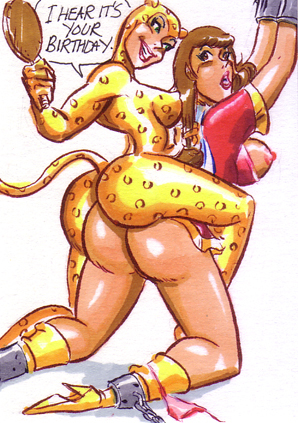 Batman Cheetah Porn - Cheetah Spanks Mary Marvel | DC Lesbians Porn Gallery | Luscious Hentai  Manga & Porn