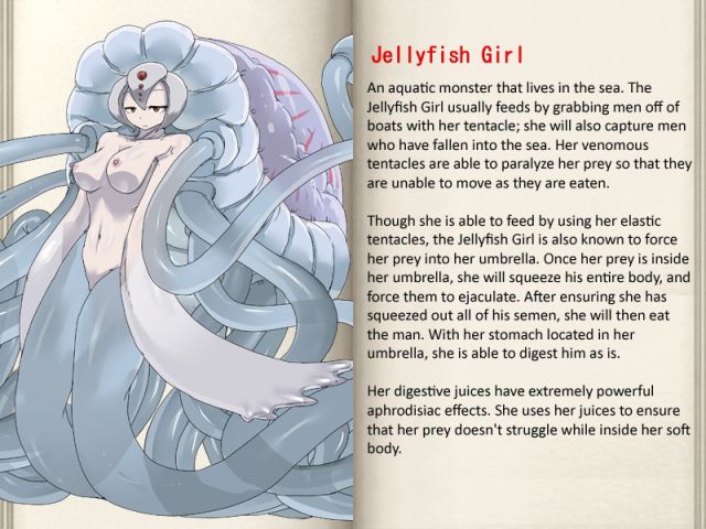 Jellyfish Anime Porn - 134 Jellyfish Girl | Monster Girl Quest Encyclopedia | Luscious Hentai  Manga & Porn