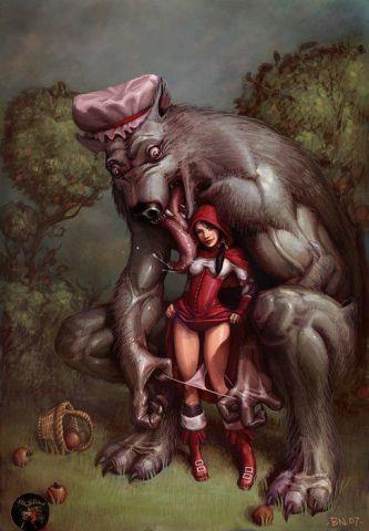 Little red riding hood and the big bad wolf | Rule34 | Luscious Hentai  Manga & Porn