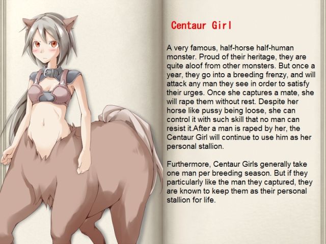 Anime Monster Girl Hentai Sex - 046 Centaur Girl | Monster Girl Quest Encyclopedia | Luscious Hentai Manga  & Porn