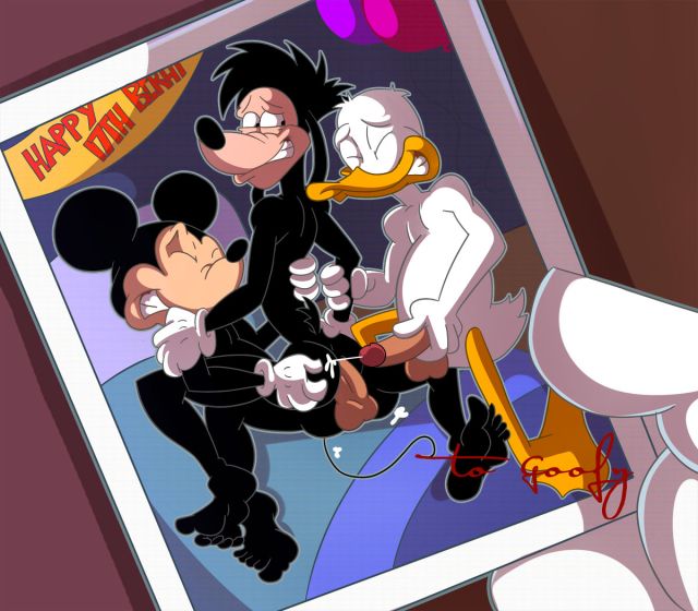 1466600 Donald Duck Goof Troop Max Goof Mickey Mouse Iyumiblue Disney Furry Luscious Hentai