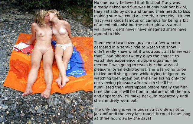 Exhibitionist Porn Captions - on the beach [exhibitionism] | XXX Captions | Luscious Hentai Manga & Porn