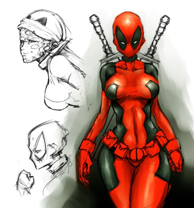 Lady Deadpool Hentai Comic Porn - Lady Deadpool Comics Sketch | Lady Deadpool Erotic Pics | Luscious Hentai  Manga & Porn