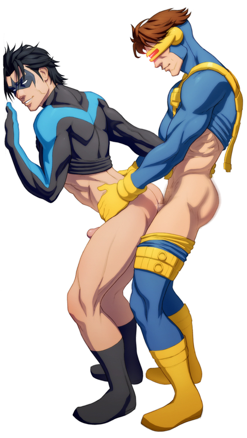 Nightwing & Cyclops Yaoi | Dick Grayson Erotic Pics | Luscious Hentai Manga  & Porn