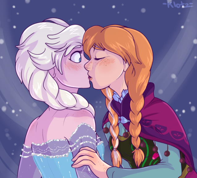 Disney Lesbian Incest - Frozen Surprise Kiss | Frozen Lesbian Incest Pics | Luscious Hentai Manga &  Porn