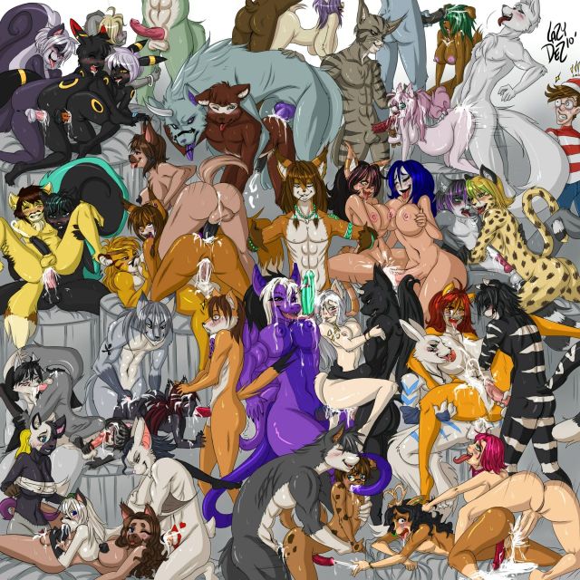 A furry orgy, since this subreddit isn't strange enough. | Rule34 |  Luscious Hentai Manga & Porn
