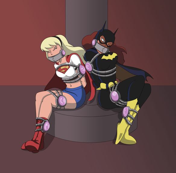 584px x 572px - Batgirl & Supergirl Technology Bondage | Defeated Superheroines in Peril |  Luscious Hentai Manga & Porn