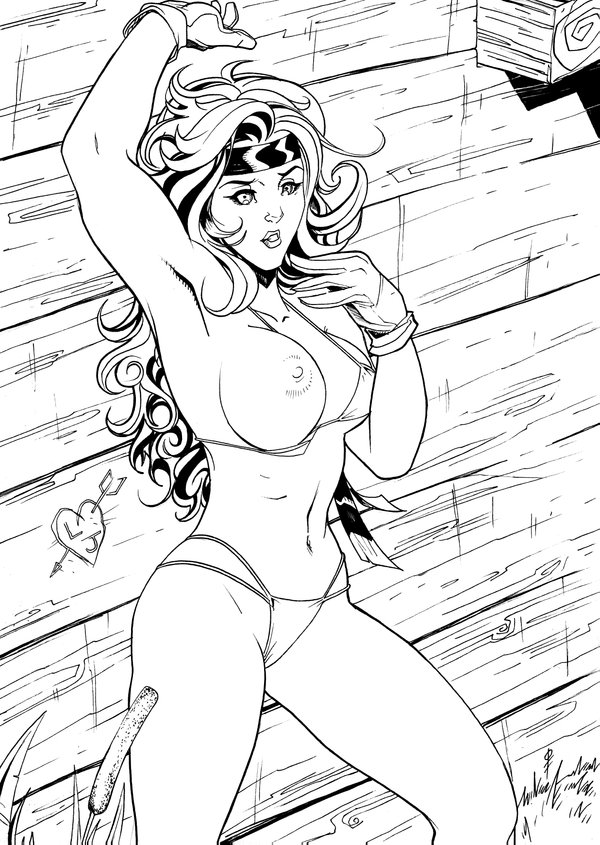 Drawing Hentai Xxx - Horny Heroine Drawing | Rogue XXX Porn Pictures | Luscious Hentai Manga &  Porn